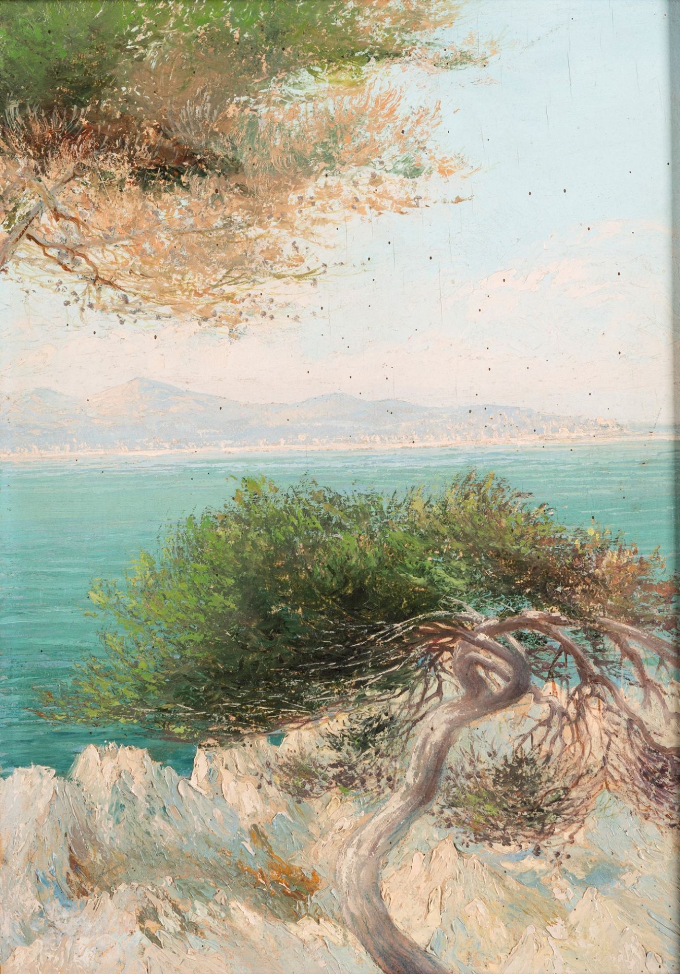Guglielmina Ghersi detta Mimina (Genova 1889-Santa Margherita Ligure 1972) - Ligurian triptych - Bild 4 aus 5