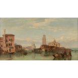 George Clarkson Stanfield (Londra 1828-1878) - Venice, seen with the church of S. Pietro di Castell