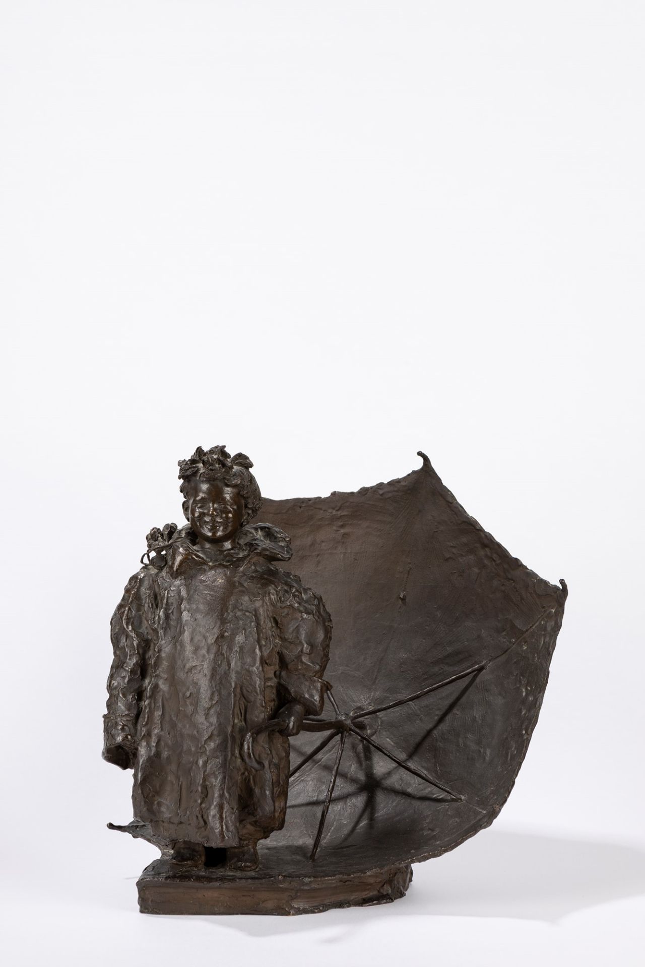 Giuseppe Renda (Polistena 1859-Napoli 1939) - Elisa with umbrella