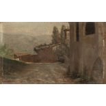 Adolfo Dalbesio (Torino 1857-Orbassano 1914) - Glimpse of Galletto, near Turin