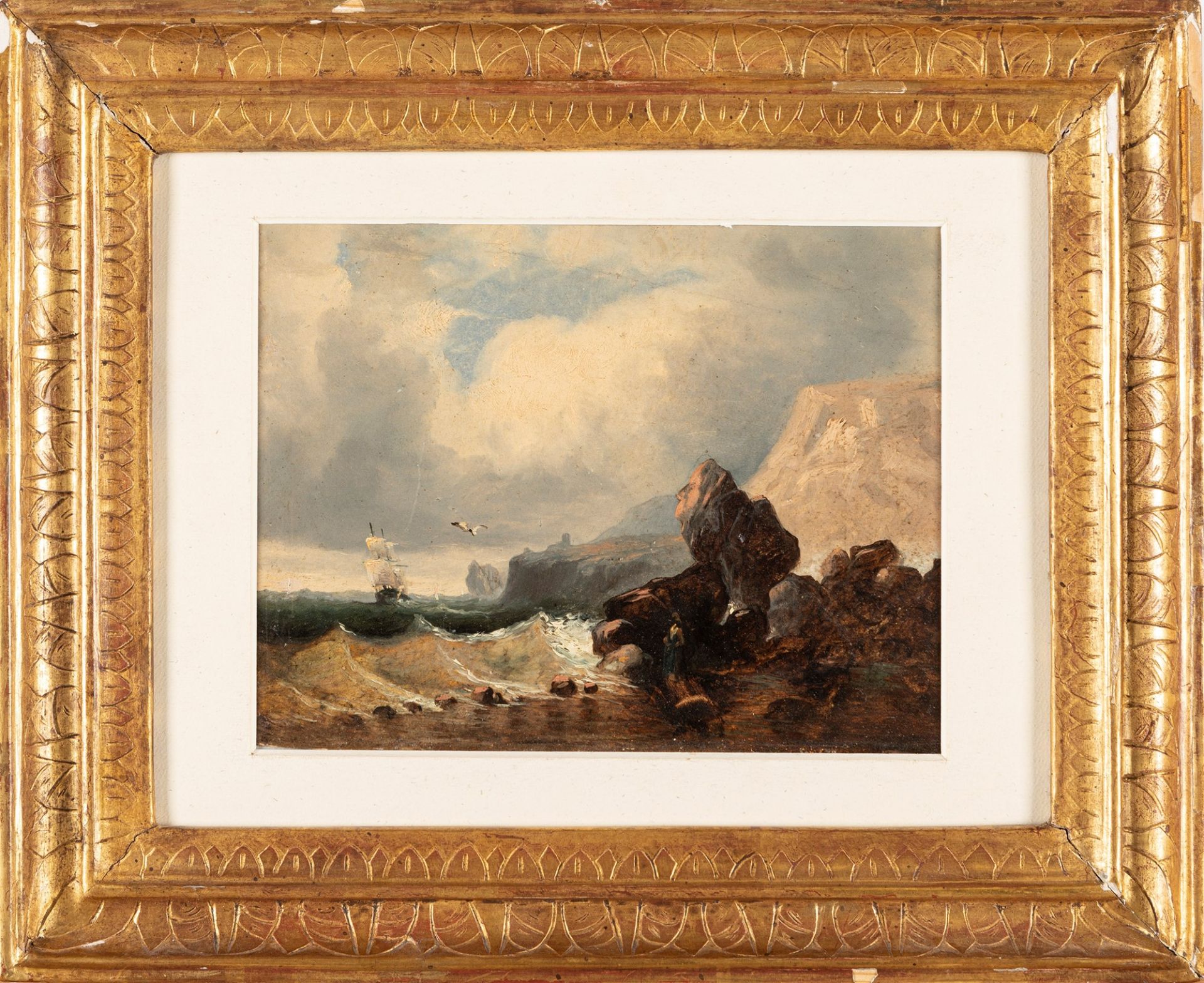 Giacinto Corsi di Bosnasco (Torino 1829-1909) - The departure of the sailor, 1870 - Bild 2 aus 3
