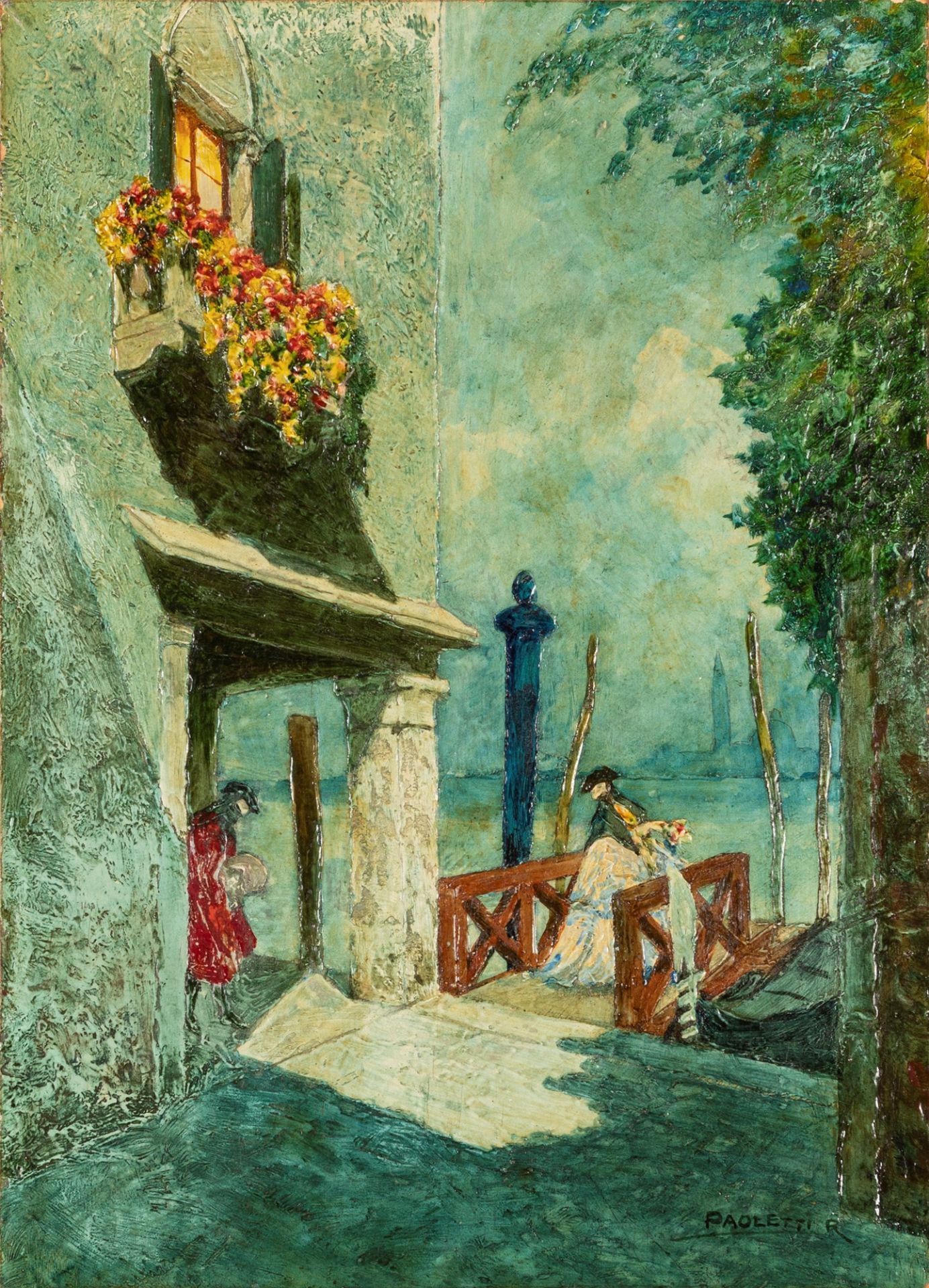 Rodolfo Paoletti (Venezia 1866-Milano 1934) - Lovers