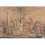 Nicola Consoni (Ceprano 1814-Roma 1884) - Biblical scene