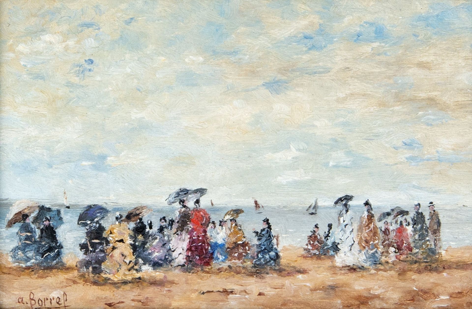 AndrŽ Borrel (1912) - On the beach in Normandy