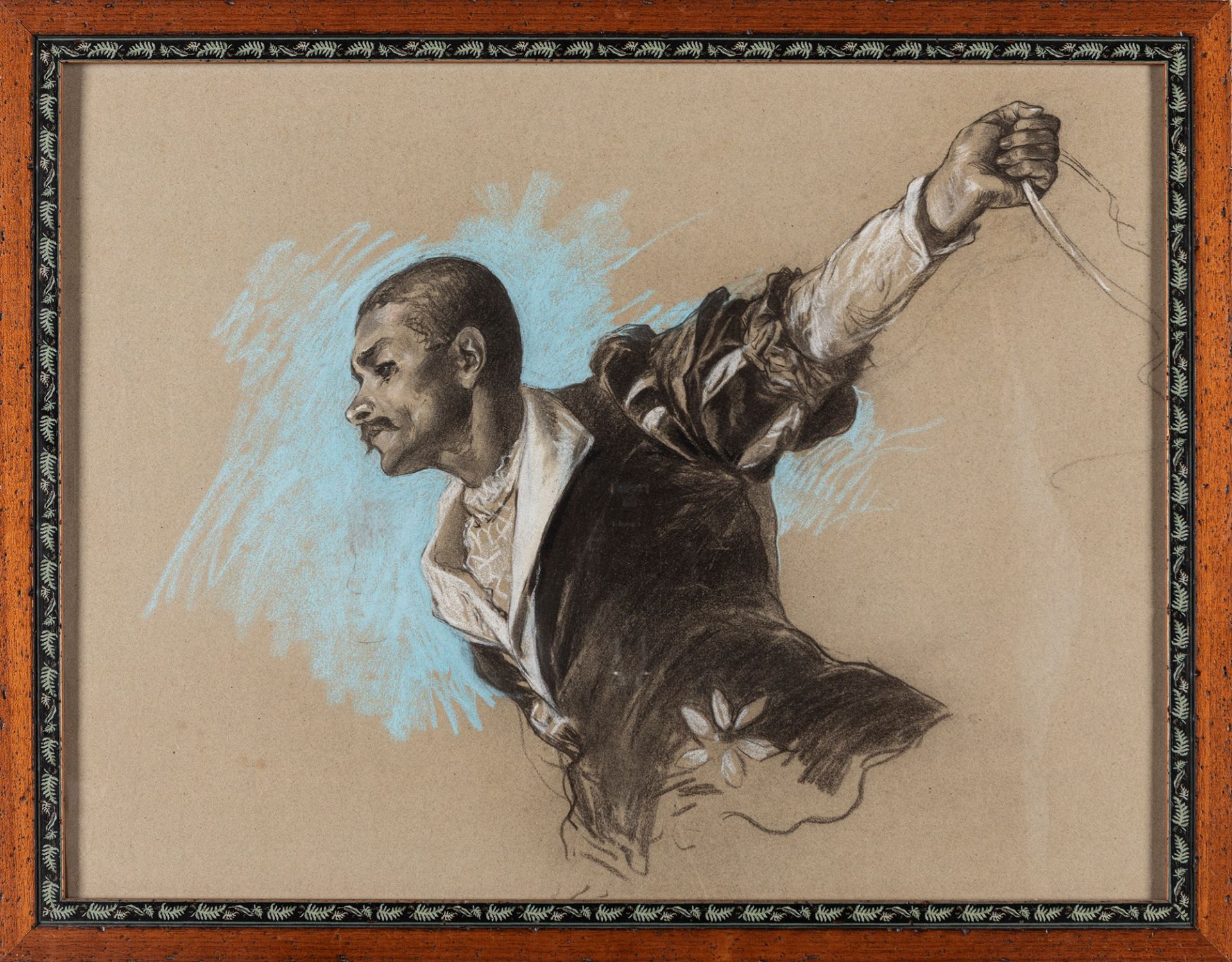 Attilio Stefanori (Roma 1860-1911) - Study of a gentleman for "The Sack of Rome" - Bild 2 aus 2