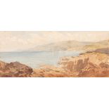 Giacinto Corsi di Bosnasco (Torino 1829-1909) - View of the Ligurian coast