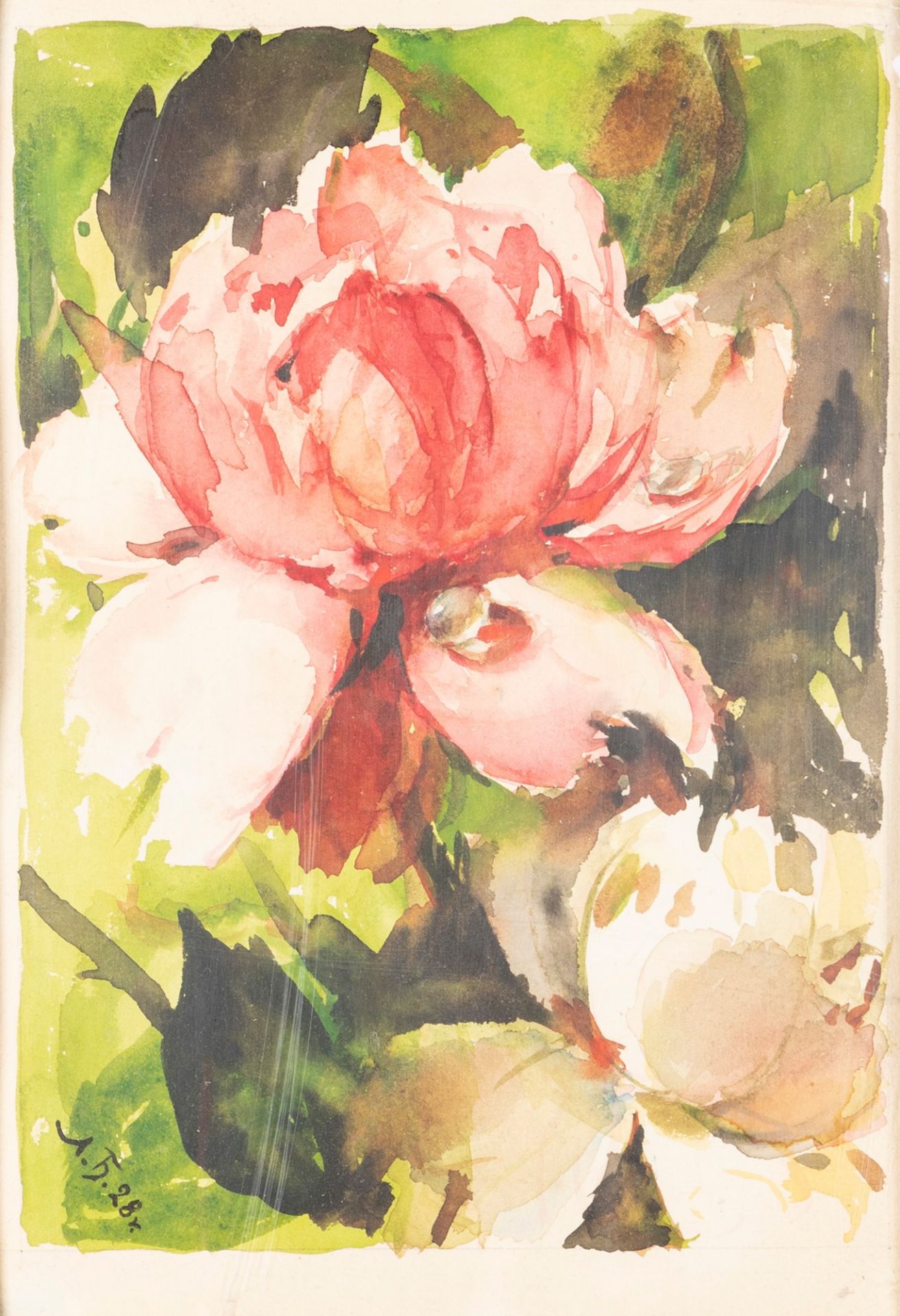 Lev Bruni (Krestetsky Uyezd 1894-Mosca 1948) - Peonies, 1928