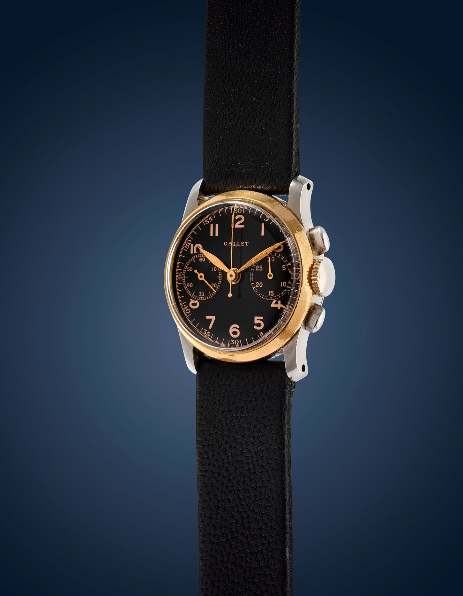 Gallet &Co. mini chronograph, '40s - Image 2 of 2