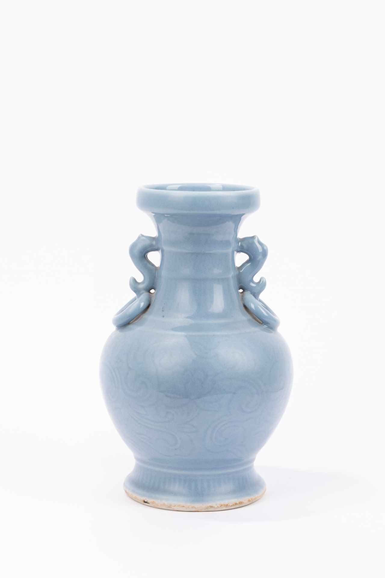 A Clair de Lune porcelain vase. China, 19th century