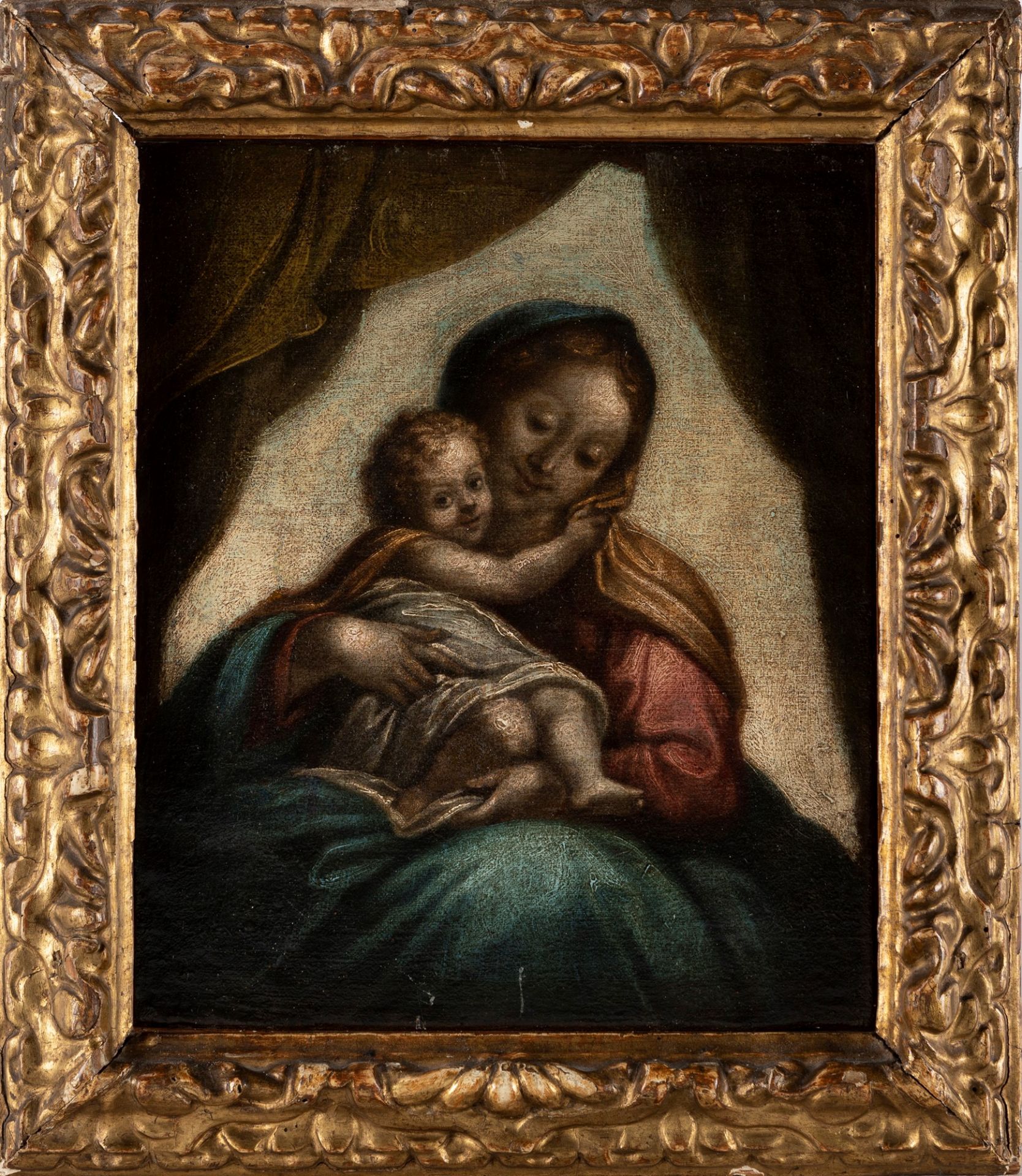 Scuola emiliana, fine secolo XVI - inizi secolo XVII - Madonna with Child