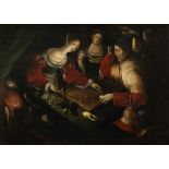 Scuola fiamminga, secolo XVII - Backgammon players