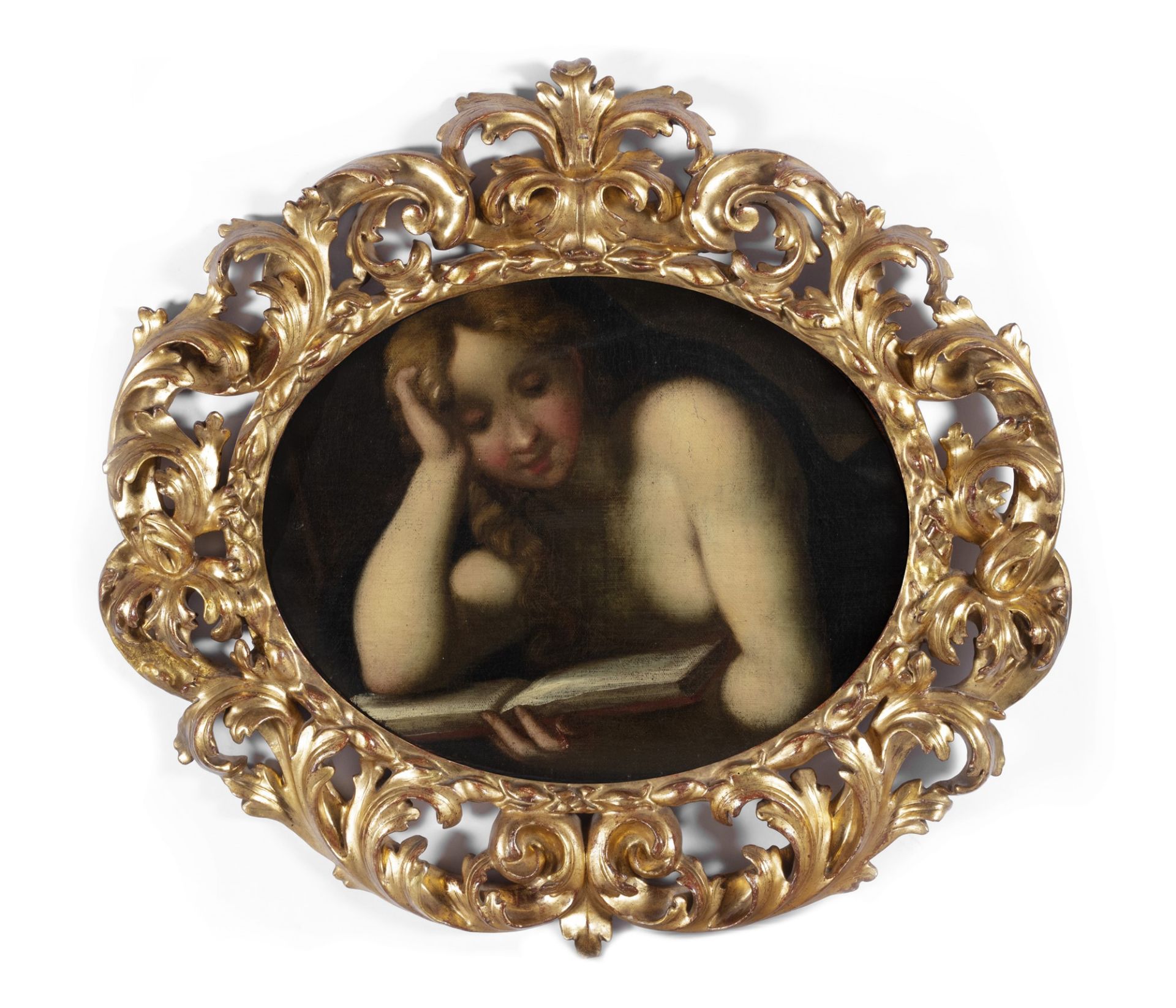 Scuola emiliana, secolo XVII - Magdalene reading - Image 3 of 3