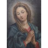 Scuola romana, secolo XVII - Praying Madonna