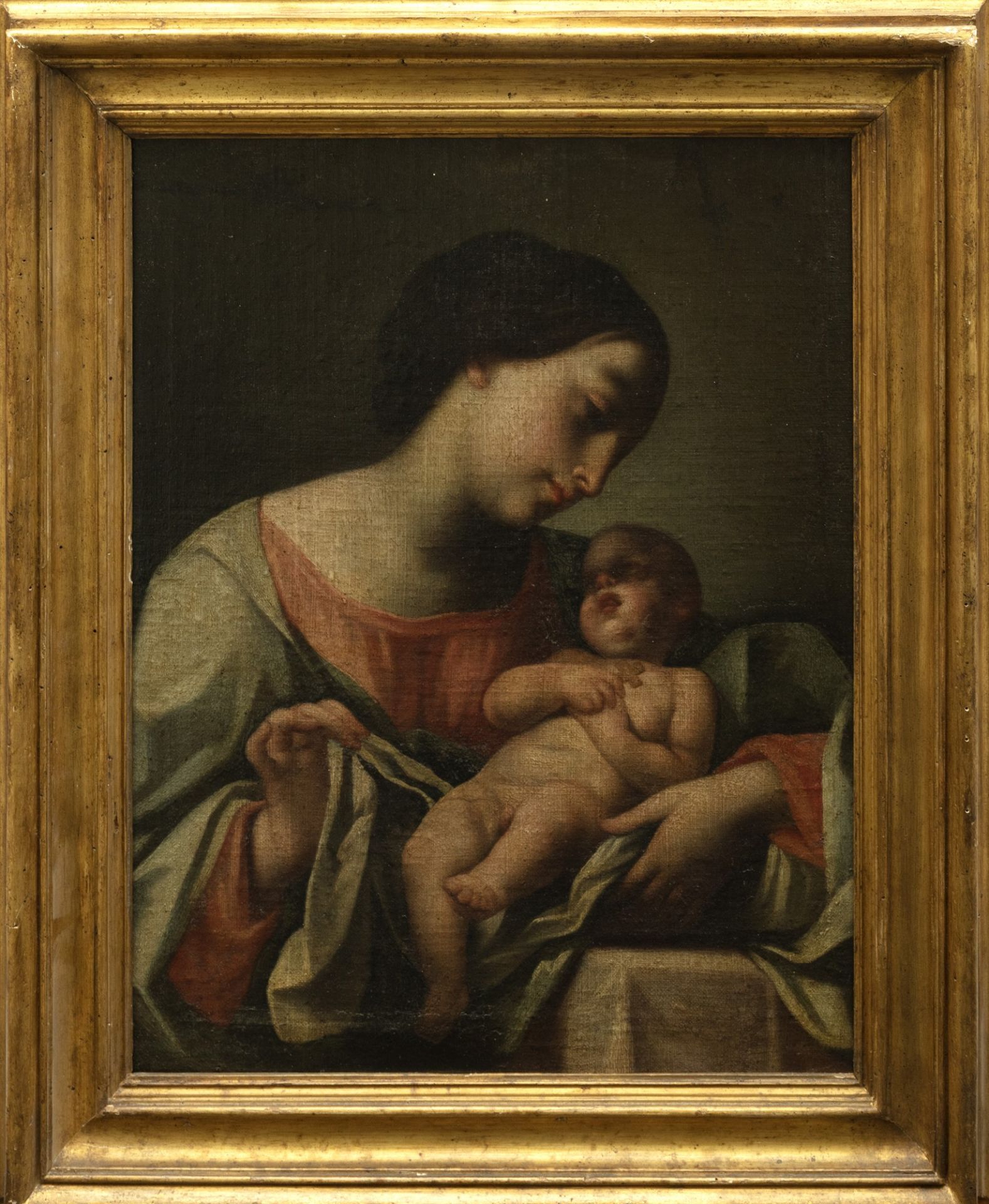 Scuola emiliana, secolo XVII - Madonna with Child - Image 3 of 3