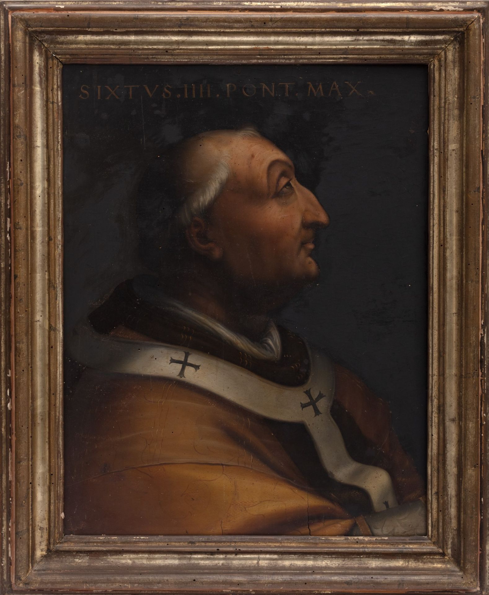 Scuola toscana, secolo XIX - Portrait of Pope Sixtus IV - Image 3 of 3