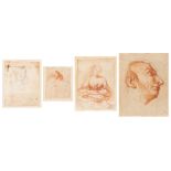 Lot consisting of four drawings, 17th-18th centuries