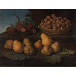 Scuola lombarda, fine del secolo XVII - inizi del secolo XVIII - Still life with pears, turnips and