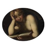 Scuola emiliana, secolo XVII - Magdalene reading