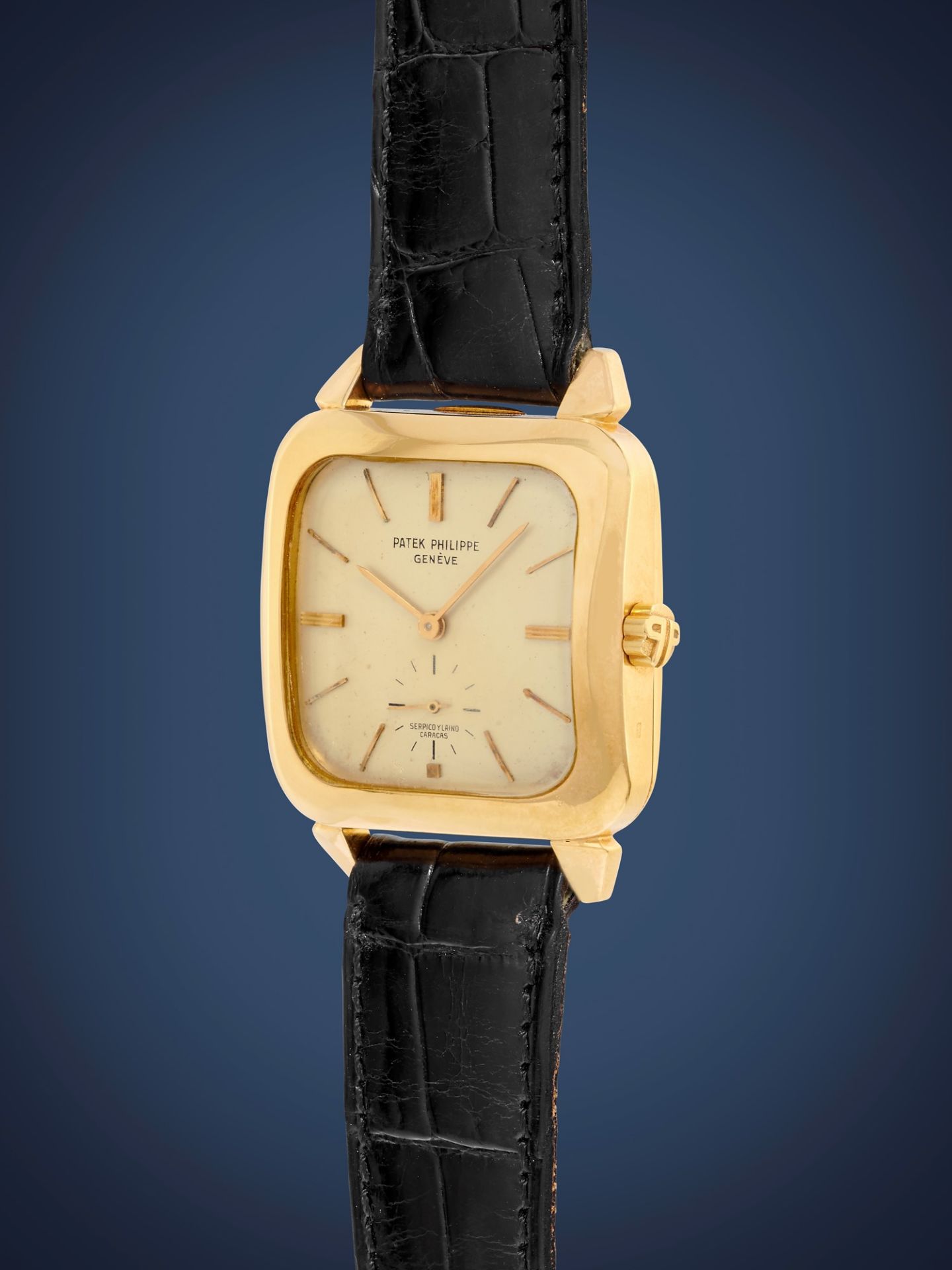 Patek Philippe Cioccolatone 2540 retailed by Serpico Y Laino, ‘50s - Image 2 of 2