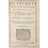 Alchimia - Medicina - Ruscelli, Girolamo - De' secreti [...] reprinted again ... and again added the