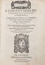 Cavalieri di Santo Stefano - Statutes, and constitutions of the Order of the Knights of Santo Stefan
