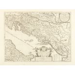 Cartografia - Balcani - Cantelli, Giacomo - Dalmatia Istria Bosnia Servia Croatia and part of Schiav