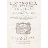 Gastronomia - Agronomia - Tanara, Vincenzo - The economy of the citizen in Mr. Vincenzo Tanara's Vil