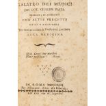 Medicina - Pasta, Giuseppe - Doctors' etiquette reformed and enhanced with other useful and necessar