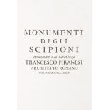 Roma - Piranesi, Francesco - Monuments of the Scipios published by the knight Francesco Piranesi, Ro