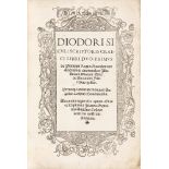 Diodoro Siculo - Diodori Siculi scriptoris Graeci Libri duo primus de Philippi regis Macedoniae