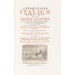 Muratori, Ludovico - Antiquitates Italicæ Medii Ævi, sive Dissertationes de moribus, ritibus, regreg