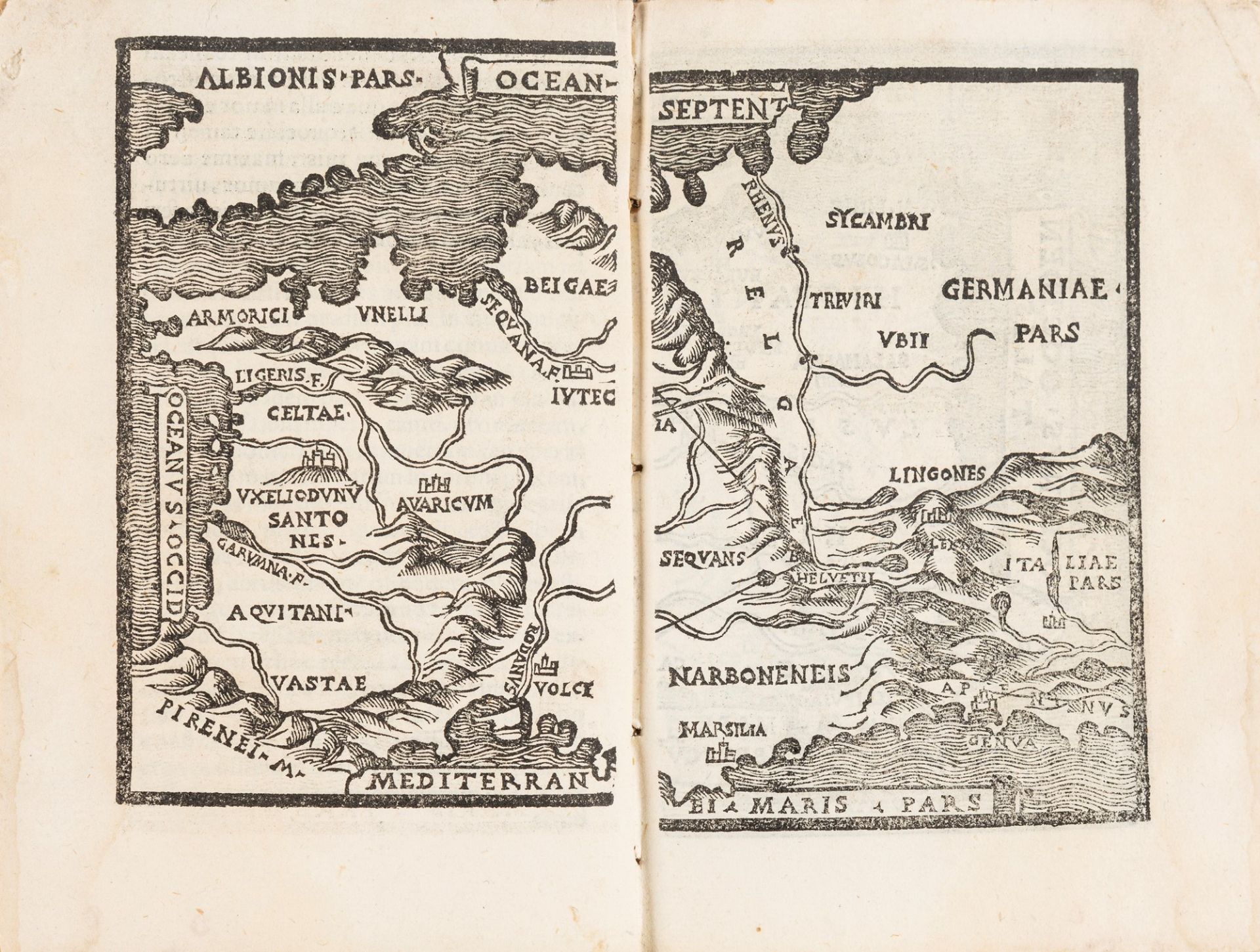 Aldina - Cesare, Giulio - Commentariorum de bello Gallico, books VII - Image 2 of 2