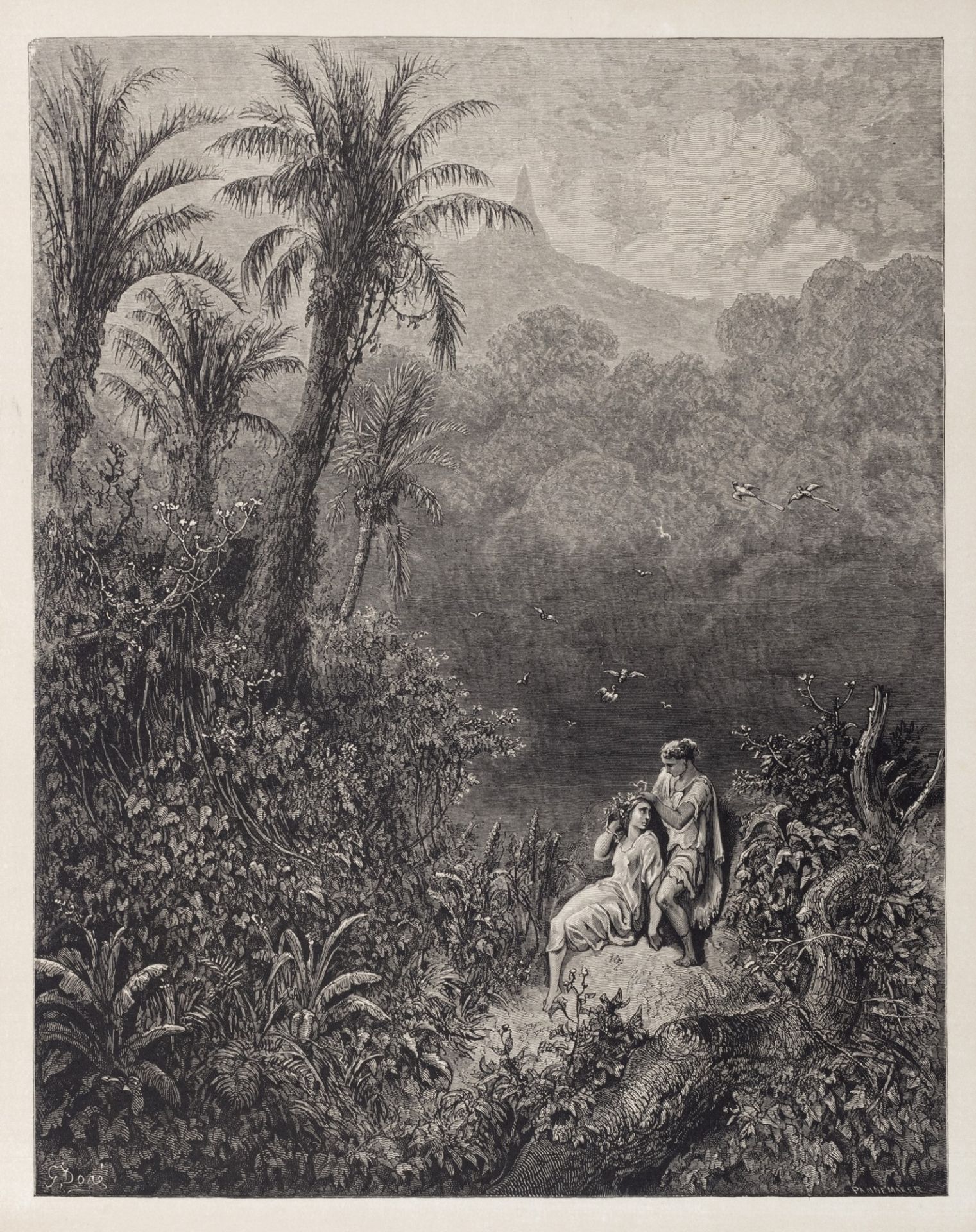 Chateaubriand, François-René - Atala. Avec les dessins de Gustave Dorè.