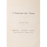 Dupont-Auberville - The ornament of tissue. Recueil historique etpractique. With explanatory notes a