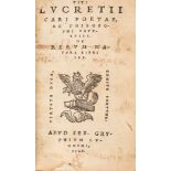 Legatura - Lucrezio, Tito Caro - De rerum natura