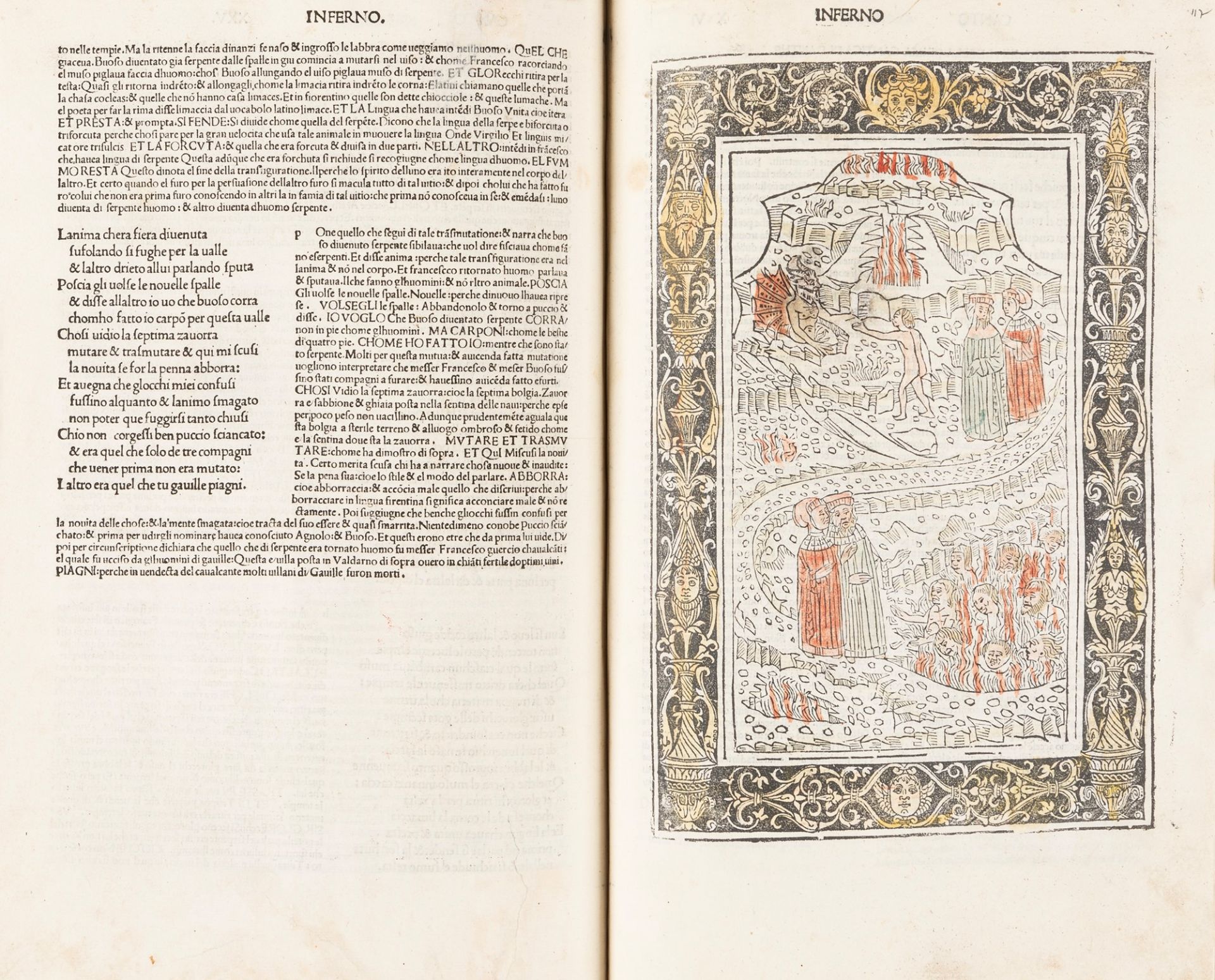 Incunabolo - Alighieri, Dante - The Comedy [Commentary by Christophorus Landinus]. - Image 4 of 7