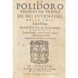 Enciclopedia dell' inventiva umana - Virgili, Polidoro - By Polidoro Virgilio da Vrbino De gli inuen