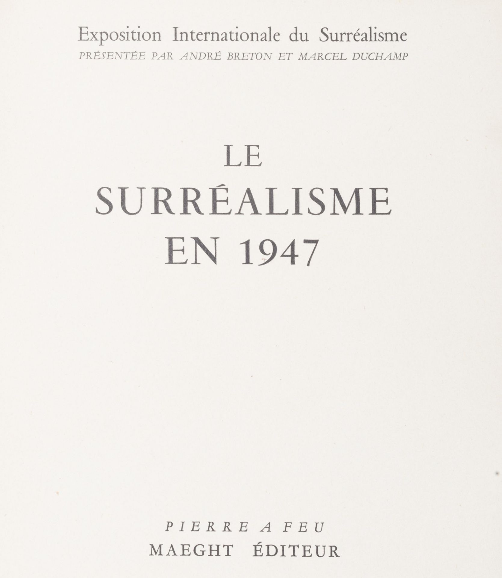 Libro d'artista - Breton, André - Surrealisms in 1947 - Image 3 of 3