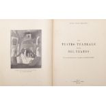 Futurismo - Bragaglia, Anton Giulio - Of the theatrical theater or rather of the theatre. With 200 r