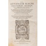 Atanasio di Alessandria - Divi Athanasii magni Alexandrini Archiepiscopi, scriptoris, grave, et sanc