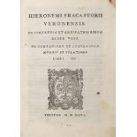 Medicina - Fracastoro, Girolamo - Hieronymi Fracastorij Veronensis. De sympathia et antipathia rerum