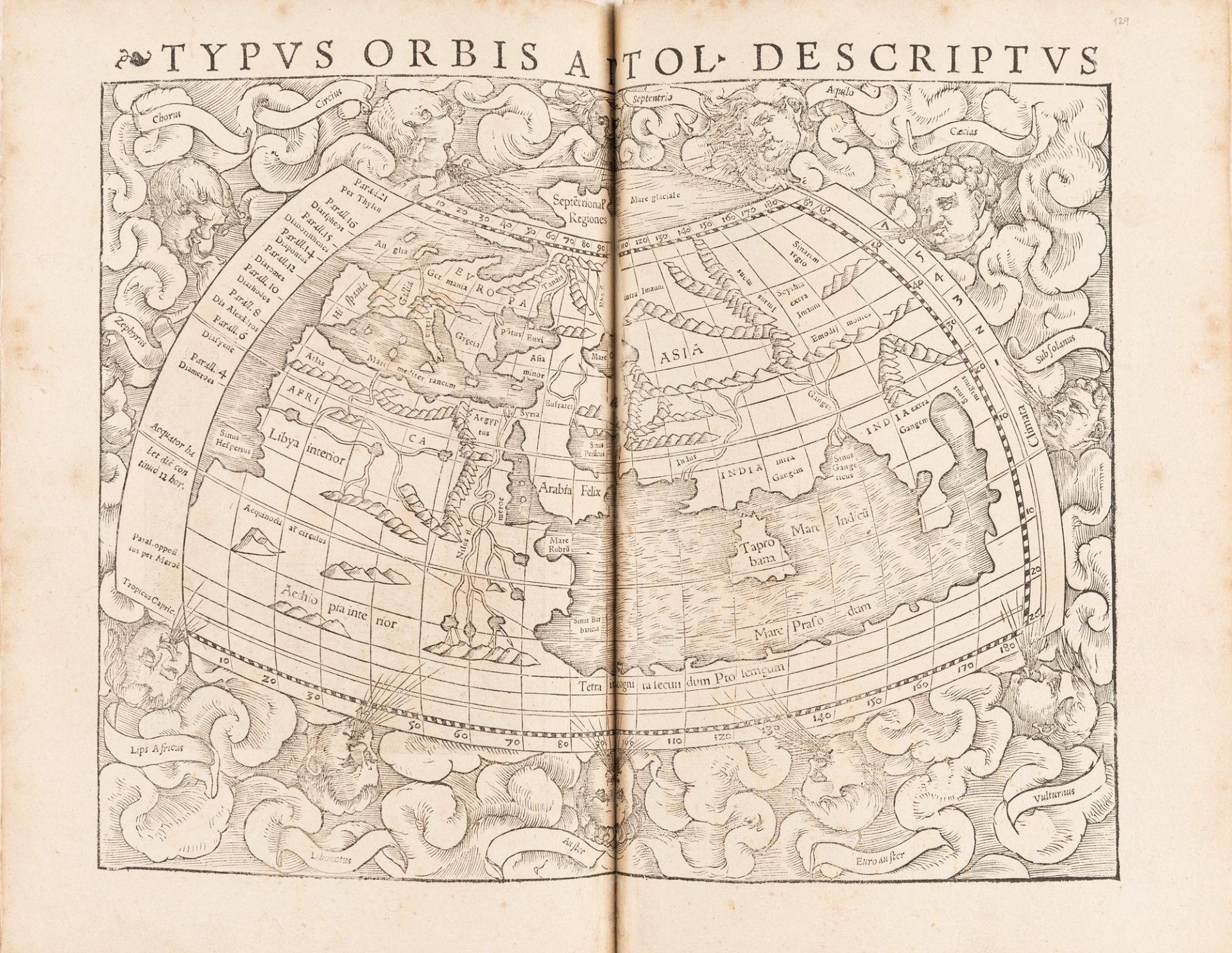 Cartografia - Tolomeo, Claudio - Munster Sebastian - Geographia universalis, vetus et nova complecte