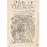 Alighieri, Dante - Landino, Cristoforo - Vellutello, Alessandro - Dante with the exhibition of Chris