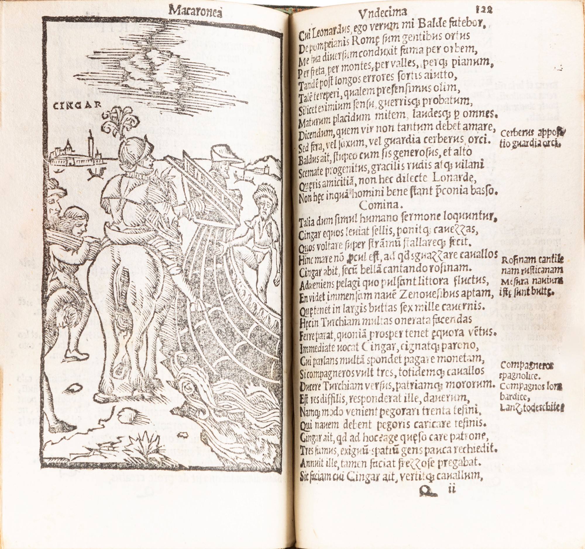 Folengo, Teofilo - Opus Merlini Cocaii poetae Mantuani Macaronicorum - Image 3 of 3