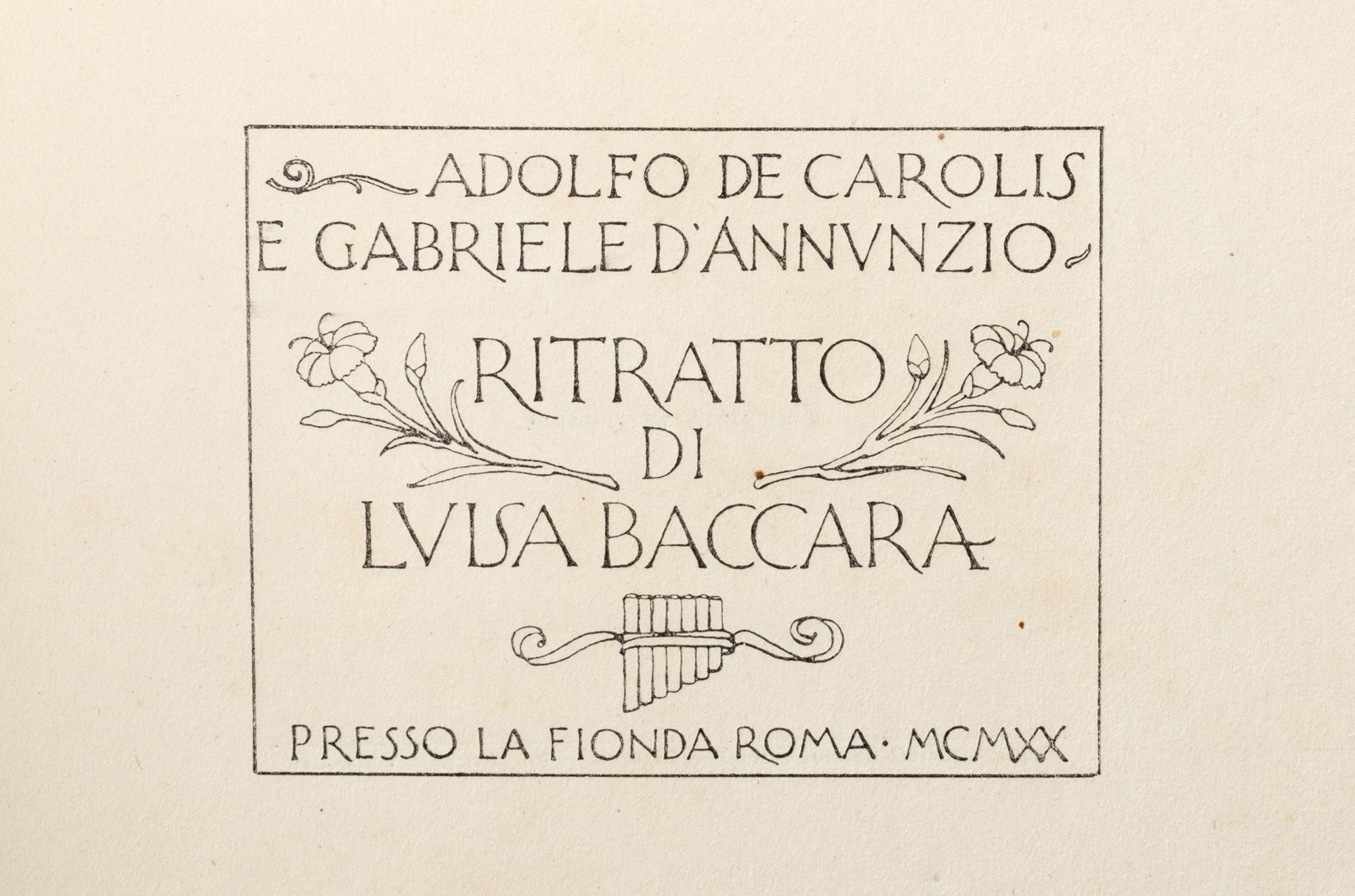 Futurismo - D'Annunzio, Gabriele - Portrait of Luisa Baccara