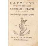 Aldina - Catullo, Gaio Valerio - Commentary Achillis Statii