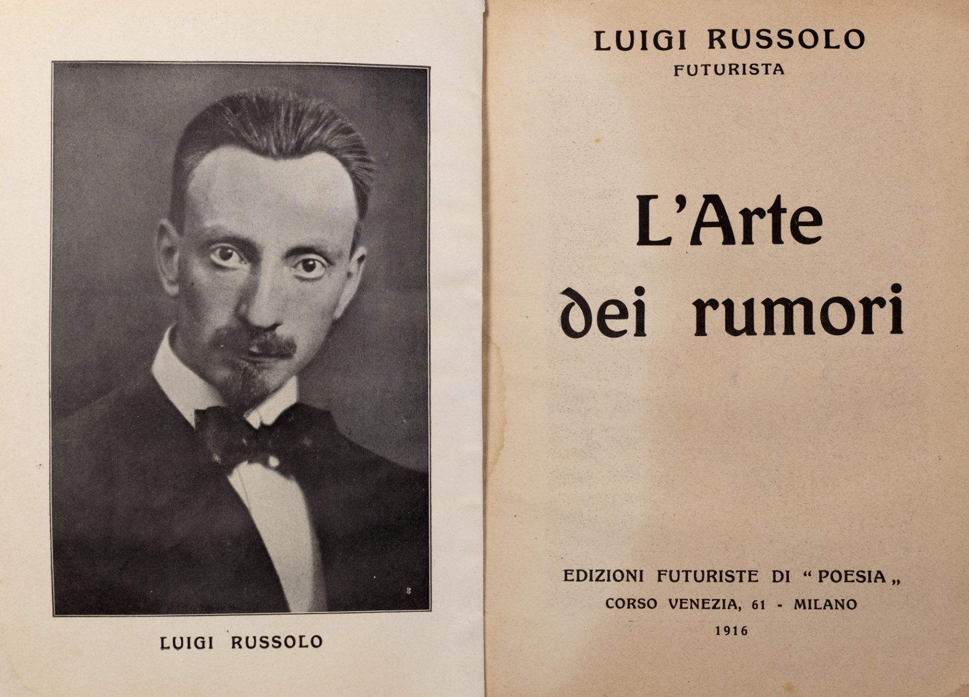 Futurismo - Russolo, Luigi - The art of noises