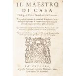 Gastronomia - Economia domestica - Liberati, Francesco - The perfect master of the house [...] Disti
