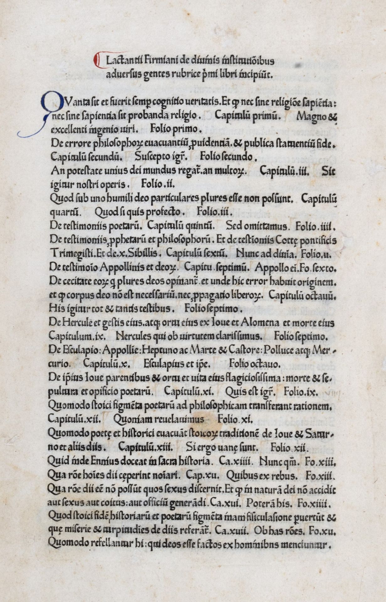 Incunabolo - Lactantius, Lucius Coelius Firmianus - Opera - Image 3 of 5