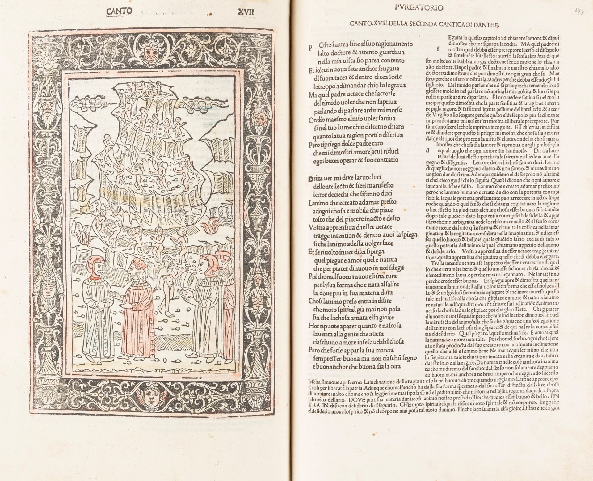 Incunabolo - Alighieri, Dante - The Comedy [Commentary by Christophorus Landinus]. - Image 5 of 7